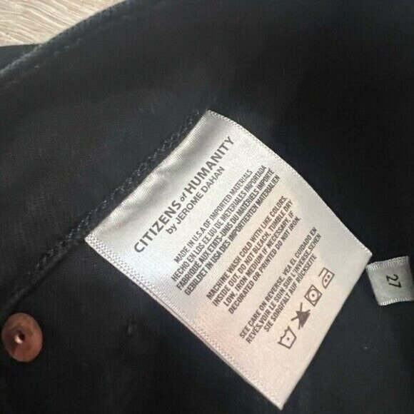 WILFRED X CITIZENS OF HUMANITY Nola Super High Rise Black Jeans 27 - Picture 7 of 9